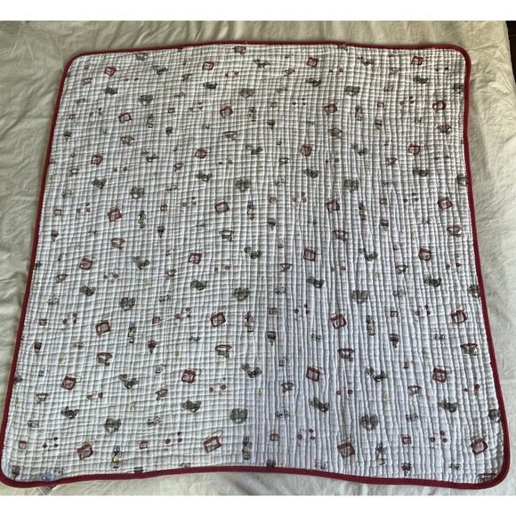 Little Unicorn The Boss Baby Cotton Muslin Baby Blanket Quilt Toy Box 40x40 - Picture 8 of 11